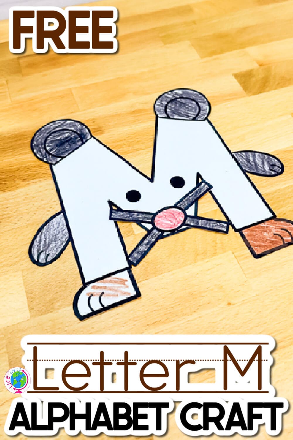 Free Printable Uppercase Letter - Alphabet Letter M Craft Free Printable For Kids 5 