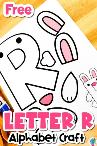 Free Printable Uppercase Letter R Craft Template