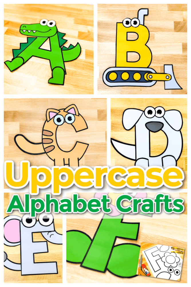 A-Z Uppercase Letter Crafts for Kids a-z-uppercase-letter-crafts-for-kids