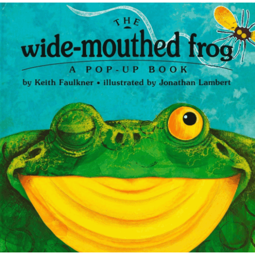 the wide-mouthed frog book cover life cycle of a frog book for kids