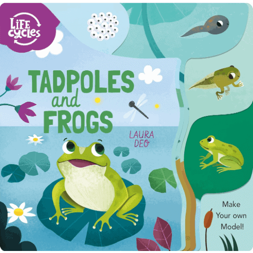 tadpoles and frogs book cover life cycle of a frog book for kids