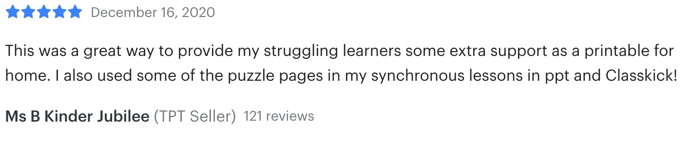 beginning sounds bundle testimonial